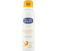 Neutro Roberts, Deodorante Spray Fresco Asciutto Legno, Senza Alcool, Zero Macchie Fragranza Agrumata di Legno e Cedro, Deodorante Uomo e Donna, Flacone da 150 ml