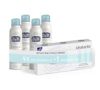 Neutro Roberts, Deodorante Spray Fresco Classico, Zero Sali di Alluminio, Zero Macchie, con Puro Olio di Glicerina, Deodorante Uomo e Donna, Dermatologicamente Testato, 48h - 4 Pezzi da 150 ml