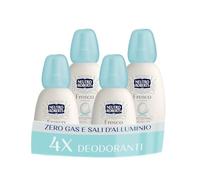 Neutro Roberts, Deodorante Vapo Fresco Classico, Zero Sali di Alluminio, Con Puro Olio di Glicerina, Deodorante Uomo e Donna, Plastica 100% riciclata, Zero gas, 48h - 4 Pezzi da 75 ml