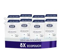 Neutro Roberts, Sapone Liquido Ecopouch Antibatterico, Ecoricarica, Pelle Sana e Protetta, Té Verde - Confezione da 8 Pezzi da 400 ml - Esclusiva Amazon