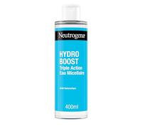 Neutrogena | Acqua Micellare Triple Action Hydro Boost (flacone da 400 ml) - Detergente viso arricchito con acido ialuronico - struccante per rimuovere le impurità e aumentare l'idratazione