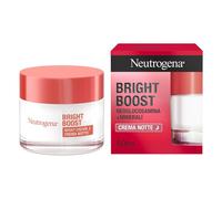 Neutrogena Bright Boost Crema Notte, Crema viso notte rigenerante durante il sonno, Crema idratante viso con Neoglucosamina uniformante, Crema viso antirughe per tutti i tipi di pelle, 50 ml