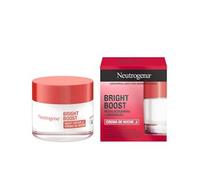 Neutrogena Bright Boost Crema Notte, Crema viso notte rigenerante durante il sonno, Crema idratante viso con Neoglucosamina uniformante, Crema viso antirughe per tutti i tipi di pelle, 50 ml