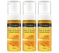 Neutrogena Clear and Soothe Mousse Cleanser, 141,7 g (confezione da 3)