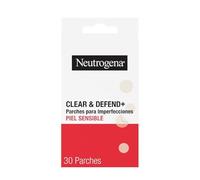 Neutrogena Clear & Defend+ Cerotti per Imperfezioni 30 pezzi, Patch brufoli idrocolloidali anti-imperfezioni, Cerotti brufoli per tutti i tipi di pelle, Pimple patches delicati sulla pelle