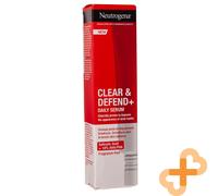 Neutrogena Clear & Defend+ Daily Siero Viso Anti-Corpo Acne 30 ml Senza Profumo