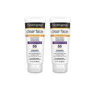 Neutrogena Clear Face Liquid Lotion Sunscreen Broad Spectrum 2 Confezioni di SPF 55