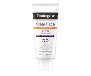 Neutrogena Clear Skin Sunscreen Lotion, SPF 55, 89 ml