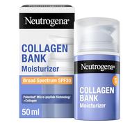 Neutrogena Collagen Bank Crema idratante viso SPF30 (1 x 50 ml), crema solare anti-età che preserva il collagene, per una pelle più liscia, adatta per viso e collo