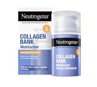 Neutrogena Collagen Bank Crema idratante viso SPF30 (1 x 50 ml), crema solare anti-età che preserva il collagene, per una pelle più liscia, adatta per viso e collo