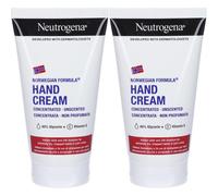 Neutrogena Crema Mani Senza Profumo, Idratanzione Intensa 2x75 ml Crem