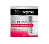 Neutrogena Crema Notte Rigenerante, Cellular Boost con Vitamina C, per Viso e Collo - 50 ml