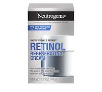 Neutrogena Rapid Wrinkle Repair Retinolo Rigenerante Crema Viso & Acido Ialuronico Anti rughe crema idratante viso, collo crema, con acido ialuronico e retinolo, 1,7 once