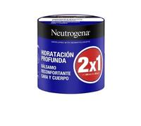 Neutrogena Formula Norvegia Idratazione Profonda Balsamo Comfort (confezione da 2 x 300 ml), Crema idratante per il corpo e il viso con tecnologia Pro-Ceramide per pelli secche