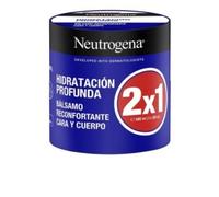 Neutrogena Formula Norvegia Idratazione Profonda Balsamo Comfort (confezione da 2 x 300 ml), Crema idratante per il corpo e il viso con tecnologia Pro-Ceramide per pelli secche
