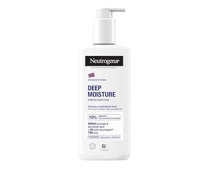 Neutrogena Deep Moisture - Lozione per il corpo Sensitive senza profumo, 250 ml