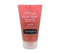 Neutrogena Detergente Acne Oil-Free Schiumogeno Scrub Pink Grapefruit, 4.2 Oz