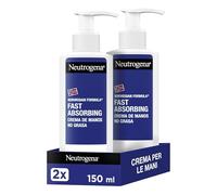 Neutrogena Formula Norvegese Crema Mani Assorbimento Rapido, 2 x 150 ml