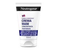 Neutrogena Formula Norvegese Crema Mani Concentrata Profumata, Crema mani riparatrice con Glicerina e Vitamina E, Crema mani secche e screpolate profumata per sollievo e idratazione 24h, 50 ml