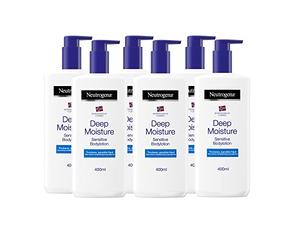 Neutrogena Formula norvegese Deep Moisture Body Lotion Sensitive 6 x 400 ml