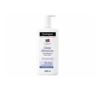 Neutrogena Formula Norvegese Deep Moisture Crema Corpo Fluida Ipoallergenica, Crema idratante corpo con Glicerina e senza profumo, Crema corpo idratante pelle secca e sensibile, 400 ml