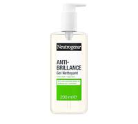 Neutrogena Gel detergente anti-brillantezza (flacone da 200 ml) - detergente viso con lime e aloe vera (0,5%)