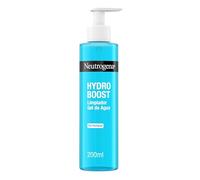 Neutrogena Hydro Boost Acqua-Gel Detergente Viso Senza Profumo, Detergente schiumogeno viso con Acido Ialuronico e Glicerina idratante, Gel detergente struccante per tutti i tipi di pelle, 200 ml