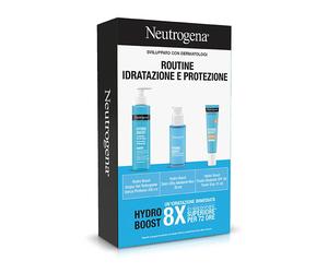 Neutrogena Hydro Boost - Cofanetto Detergente 200ml + Siero 30ml + Fluido SPF0 15ml