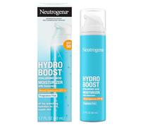 Neutrogena Hydro Boost Hyaluronic Acid Facial Moisturizer with Broad Spectrum SPF 50 Sunscreen, Daily Water Gel Face Moisturizer to Hydrate & Soothe Dry Skin, Fragrance-Free, 1.7 fl. oz