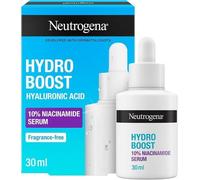 Neutrogena Hydro Boost 10% Niacinamide Siero, Siero idratante viso per una pelle luminosa, Siero viso Acido Ialuronico e 10% Niacinamide, Siero esfoliante viso per tutti tipi di pelle, 30 ml