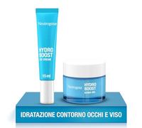 Neutrogena Hydro Boost Skincare Kit, Set skincare viso completo con Crema Idratante Viso Aqua-Gel 50 ml e Contorno Occhi Anti-Fatica 15 ml per una pelle idratata e luminosa - Kit Esclusiva Amazon