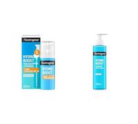 Neutrogena Hydro Boost Skincare Kit, Set skincare viso con Fluido Idratante crema solare SPF 50 50 ml e Acqua-Gel Detergente Viso 200 ml, Acido Ialuronico, Non comedogenico, Tutti i tipi di pelle