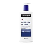Neutrogena | Latte Corpo Idratazione Profonda (flacone pompa da 400 ml) - Latte corpo ad assorbimento rapido per pelli secche - Cura del corpo con glicerina al 10% e tecnologia pro-ceramide