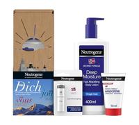 Neutrogena Norwegian Formula Set regalo per idratazione profonda e protezione, cura intensiva per pelle e labbra, 3 pezzi