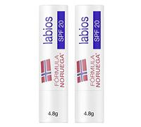 Neutrogena Protezione per labbra SPF 20 Formula Norvegia, protezione solare, sollievo e idratazione, 4,8 g (confezione da 2)