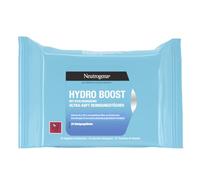 Neutrogena, Salviette Struccanti, Hydro Boost, Idratanti, con Acido Ialuronico, Lozione Non Grassa, Confezione da 25 Pezzi