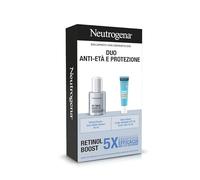 Neutrogena, Retinol Boost, Duo Anti-Età e Protezione Retinol Boost Siero Notte 30 ml + Hydro Boost Fluido SPF50 15 ml