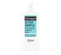 Neutrogena Ultra Gentle Detergente Viso Quotidiano Delicato, 200 ml | Deterge e idrata, Detergente viso pelle sensibile e normale, Tecnologia CICA + BarrierCare, Non comedogenico, Senza profumo