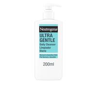 Neutrogena Ultra Gentle Detergente Viso Quotidiano, Detergente viso pelle sensibile e normale, Foaming cleanser con tecnologia CICA + BarrierCare, Skincare non comedogenica e senza profumo, 200 ml