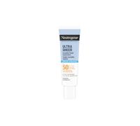 Neutrogena Ultra Sheer Invisible Fluid Sunscreen 24H Hydration SPF50 (1 x 50 ml), protezione ad alto spettro, resistente all'acqua e non grassa, protezione solare per il viso, per tutti i tipi di
