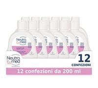 Neutromed, Detergente Intimo Lenitivo con Complesso Protezione Attiva, Azione Lenitiva, Confezione da 12 flaconi da 200ml