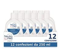 Neutromed, Detergente Intimo Uomo con Complesso Protezione Attiva, Azione Rinfrescante, Confezione da 12 flaconi da 250ml