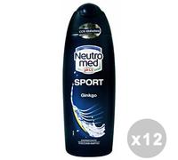 NEUTROMED Set 12 NEUTROMED Doccia shampoo sport ginkgo 250 ml. - doccia schiuma