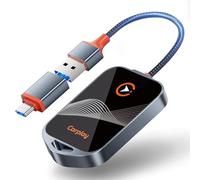 NEUTYPECHIC Adattatore Carplay Wireless, 2 in 1 Adattatore Senza Fili converti Carplay Cablato in Carplay Wireless, Plug and Play, con auto avec 800+ Modèles de Voitures IOS10 e Superiori (Nero)