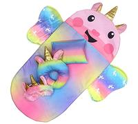 Neuytiky Sacco a Pelo per Bambole con Maschera per Dormire e Cuscino da Viaggio e Cuscino per Bambole, Accessori Morbidi per Bambole da 35-45 cm, Regalo per Bambini, Ragazze, Ragazzi