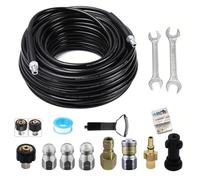 Neuytiky Sonda Sturatubi per Idropulitrice 10m - Compatibile Kärcher K2-K7 & Bosch, 5800PSI, Set Universale per Drenaggi Bloccati, Canali, Tubazioni | Per Professionisti e Privati