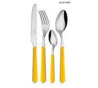 NEVA BISTROT COLOR servizio tavola set posate 24pz tinta unita colore A SCELTA