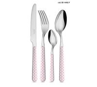 NEVA BISTROT DECOR collezione OPTICAL posate tavola set 24pz colore A SCELTA