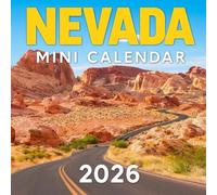 Nevada Mini Calendar 2026: 12 Months of Desert Splendor, Sierra Skies & Silver State Heritage