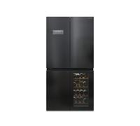 NEVADA NNW180-600T-B Frigorifero Nero da 90cm, con cantinetta 34 Bottiglie, 4 PO